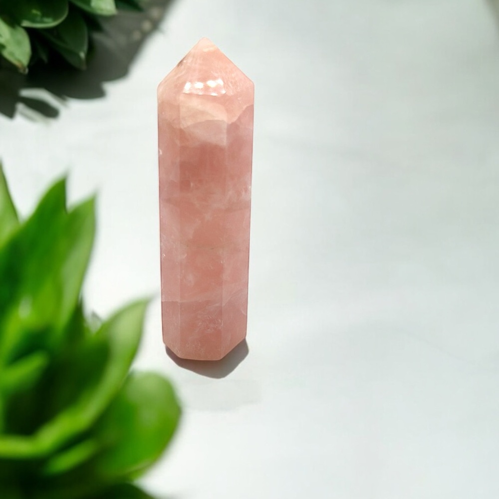 Rose Quartz Crystal Decor